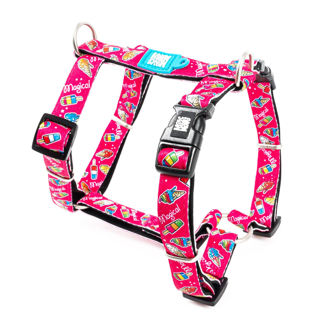 Max & Molly Urban Pets H-Harness - Design Magical/XS SIZE