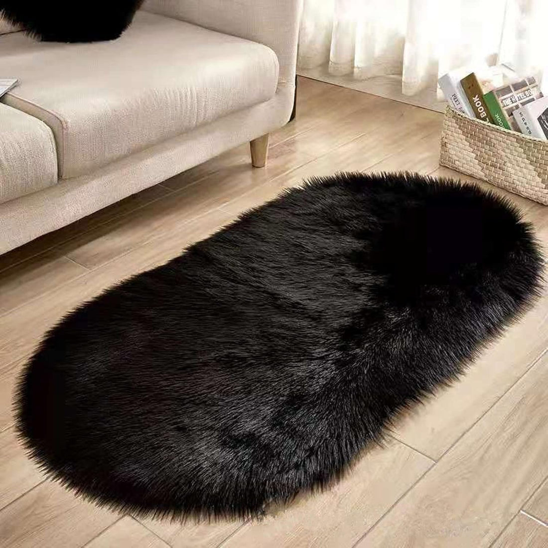 Area Rug 80x180cm, Soft Shaggy Area Rugs, Carpet for Bedroom, Area Rug for Kids Girls Boys Room, Plush Fuzzy Rugs for Living Room Nursery Home Decor Floor Rug (O 80x180cm)