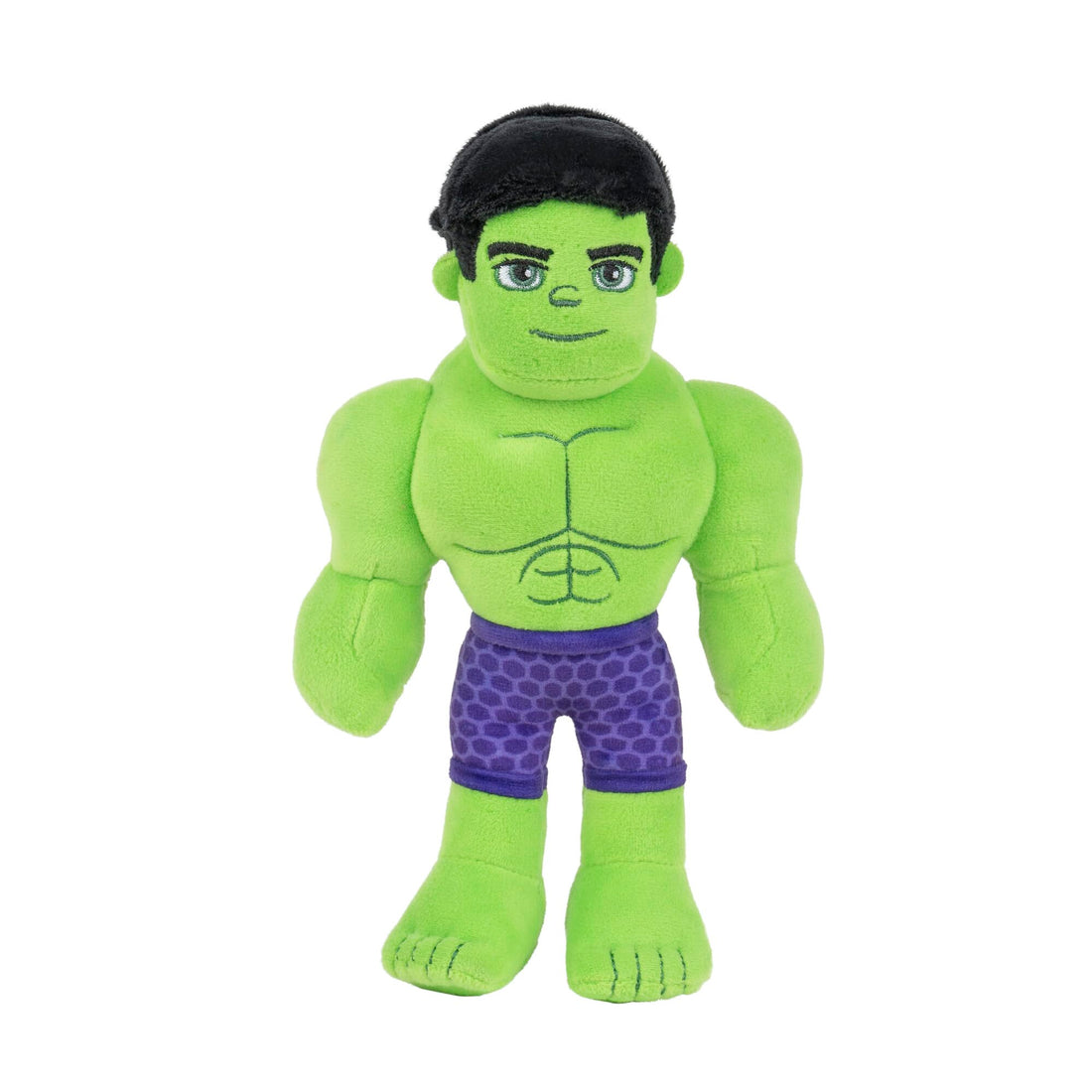 SPIDEY SNF0082 Marvel’s Amazing Friends-8-Inch Little Plush Hulk Kids Ages 3 and up-Toys Featuring Your Friendly Neighborhood Heroes, Multi