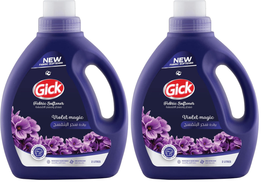Fabric Softener and Freshener Violet magic 2 L (Pack of 2)