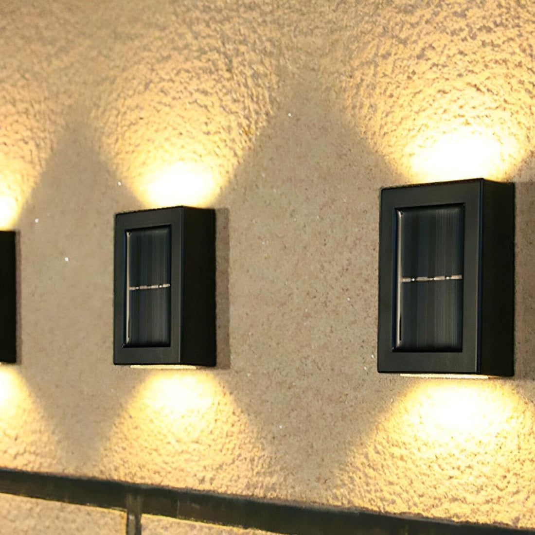 Decorative Lantern - Solar-Powered Wall Light for Smooth Surfaces, Perfect for Creating Ambiance in Gardens and Outdoor Areas