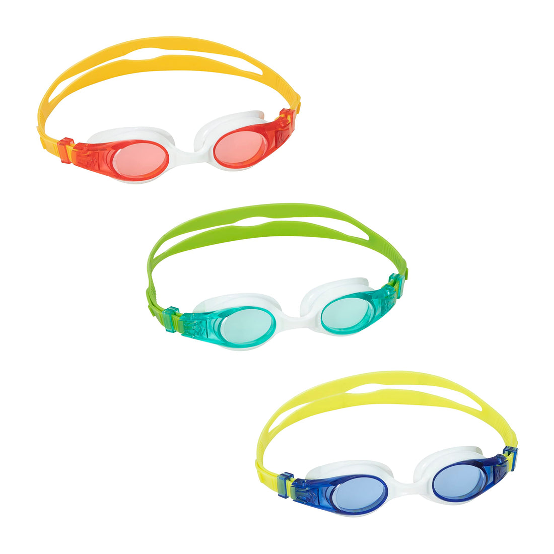 Bestway hydro swim swimming goggles for kids - 1pcs - no:21062