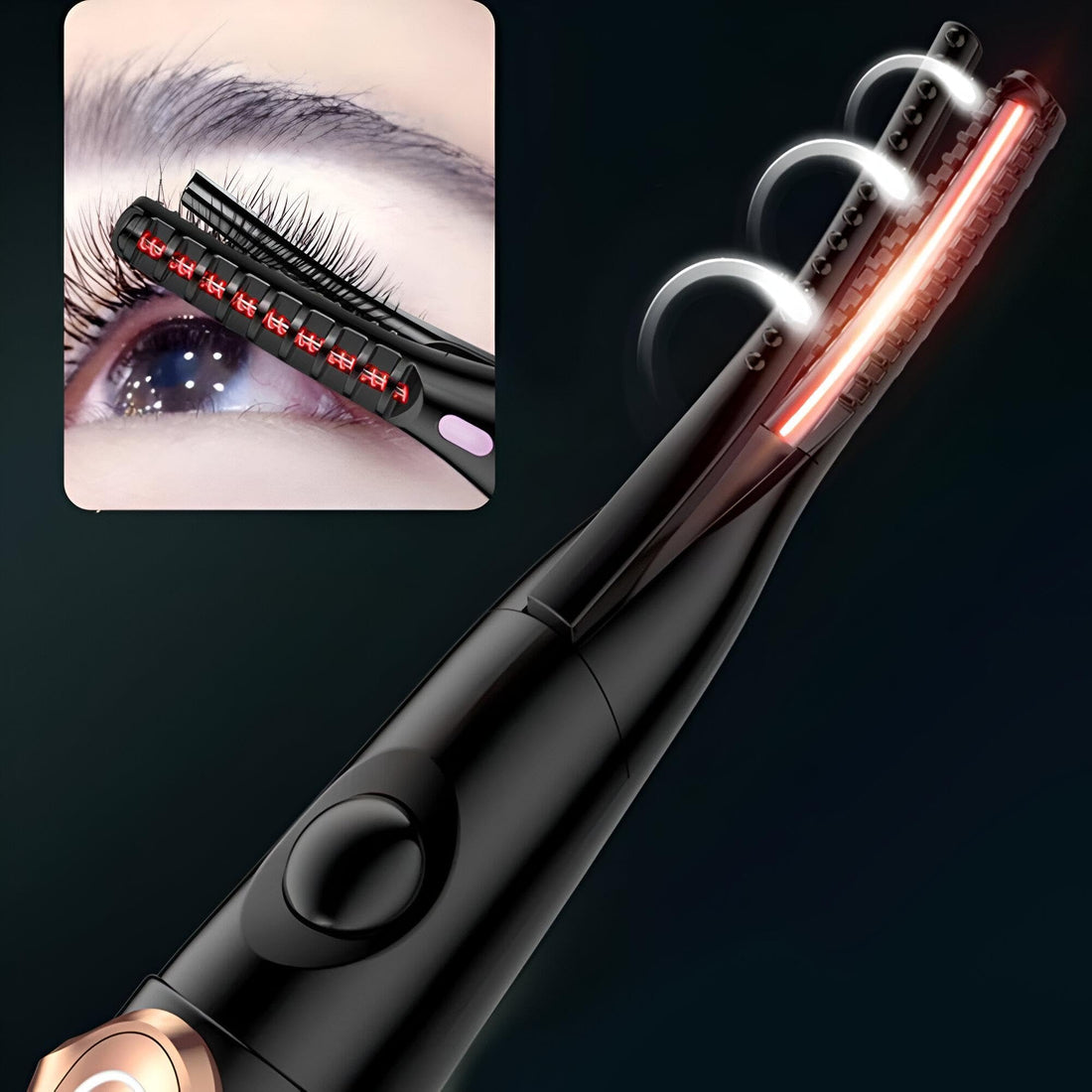 Eyelash Care Device:Eyelash Curler Straightener That Will Amaze You With Its Amazing Results, Perfect To Make Your Eyes Shine, USB Rechargeable For Your Convenience