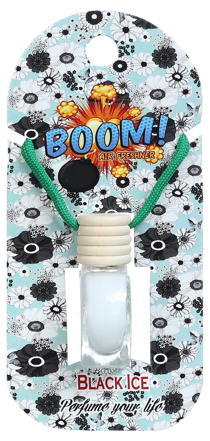 Superdrive Car Air Freshener, Black Ice - multi color