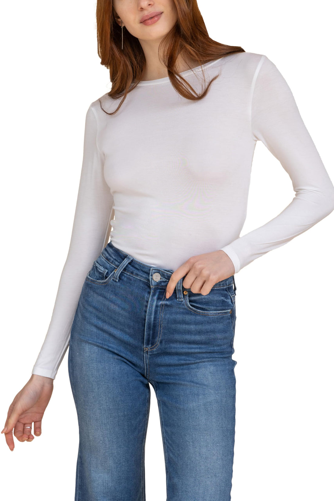 Charmaine Womens Long Sleeve Viscose Top
