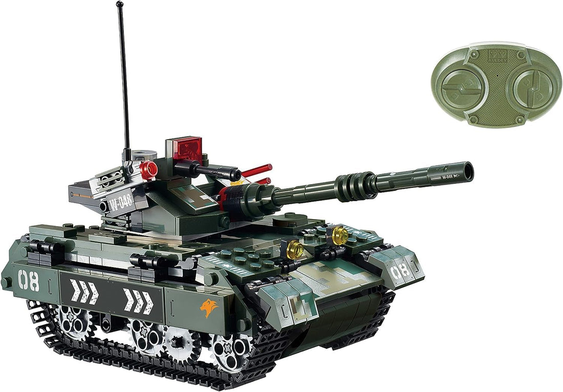 WISE BLOCK Military Tank Remote Control Building