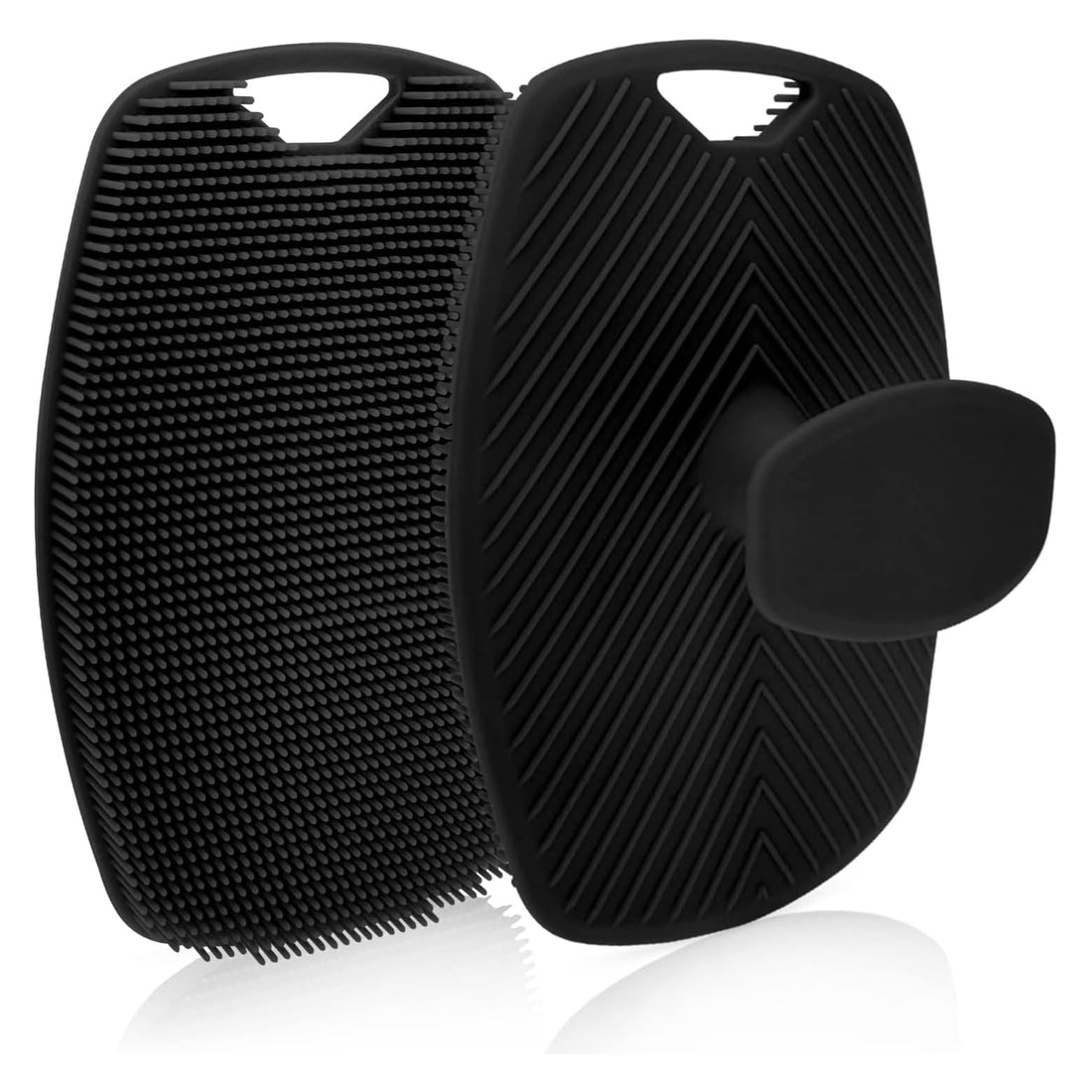 VWMYQ Soft Silicone Body Scrubber for Men,Premium Silicone Scrubber for Nourishing Cleaning & Exfoliating Your Skin Lather Boosting Bristles with Ergonomic No-Slip Handle, Long-Lasting & Easy to Clean