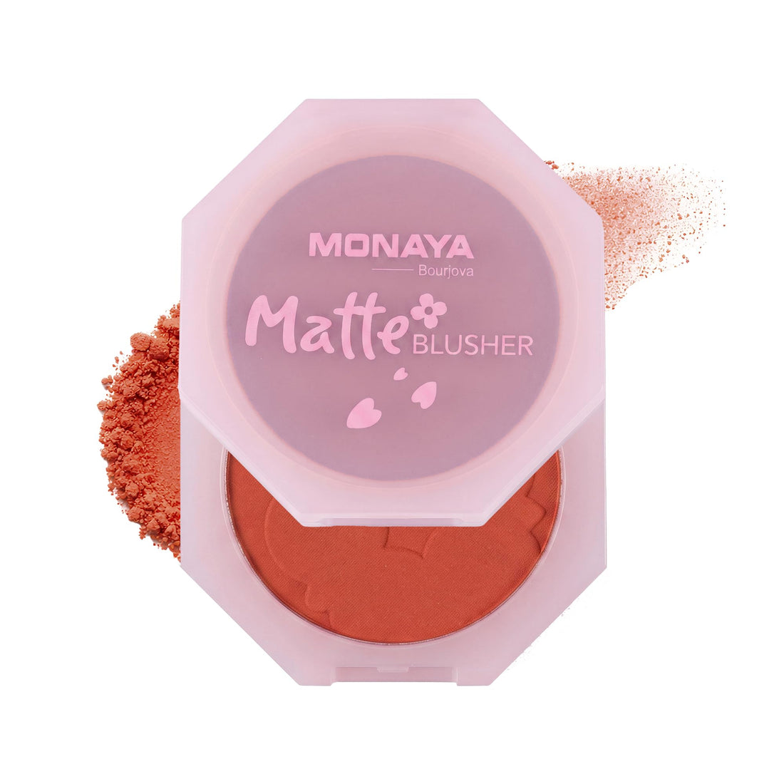 Monaya B010 Matte Blusher – Face Blush Palette, Natural Matte Finish, Smooth Blendable Powder, Buildable Color, Long-Lasting, Vegan & Cruelty-Free (B101A)