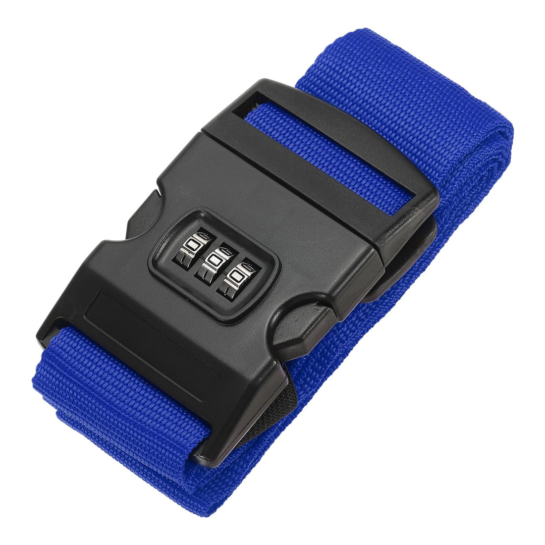 PATIKIL Luggage Straps, Suitcase Straps Adjustable Luggage Belts Strap with Combination Lock TSA Approved for Luggage Suitcases Travel, Dark Blue