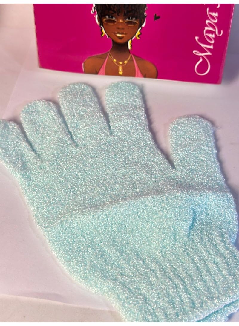 Exfoliating Gloves,1Pc, Skin Exfoliator for Body, Shower, Scrub Exfoliating, Loofah Glove, Exfoliation Mitt, Bath Gloves(1 pc) may vary color