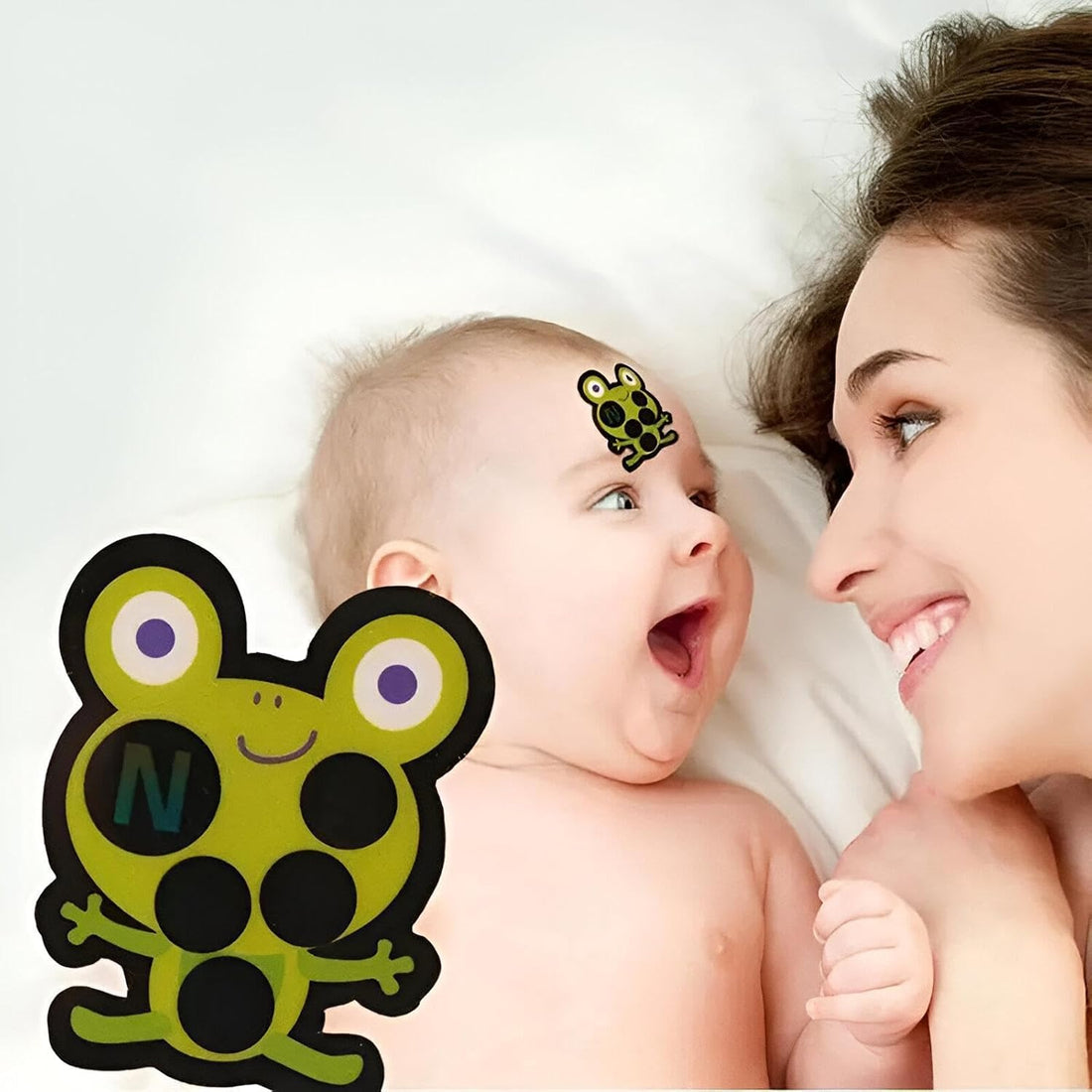 Body Temperature Monitor Sticker for Baby, Easy to Use and Skin-Friendly, Continuous Reading, No Stress or Discomfort for Baby While Sleeping or Playing.(2 Pack)