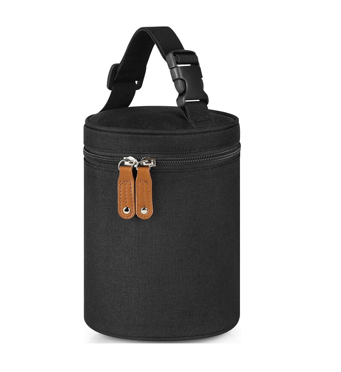 Portable Travel-friendly Breastmilk Cooler Bag,Insulated Baby Bottle Storage,Keeps Breast Milk Warm or Cool (black)