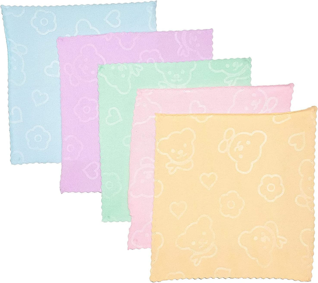 Yasin 5 s multi use cotton kitchen towel set - assorted colors