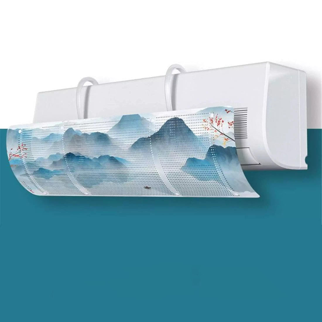 House of Quirk Air Conditioner Deflector for Directing and Preventing Direct Flow and Adjustable Cover for Air Protection Wanda.Store