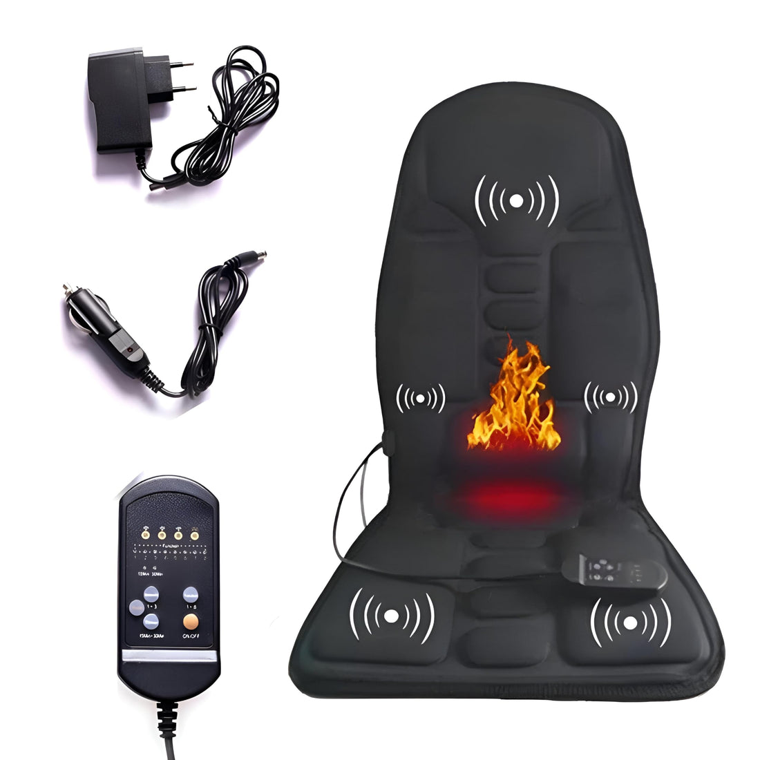 Therapy Device - Advanced Heat Massage System Featuring 5 Precision Motors and Multiple Pressure Zones to Soothe Body Tension, Improve Blood Flow, and Promote Deep Comfort and Recovery