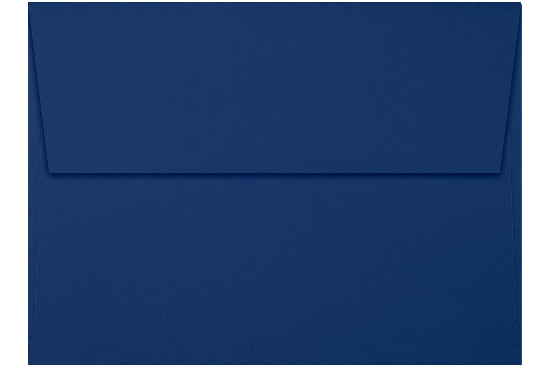 A7 Invitation Envelopes (5 ¼ x 7 ¼) - Navy Blue (50 Qty) | Perfect for Invitations, Weddings, Announcements, 5x7 Cards | Peel & Press | 80lb. Text Weight | Printable | Square Flap | LUX-4880-103-50