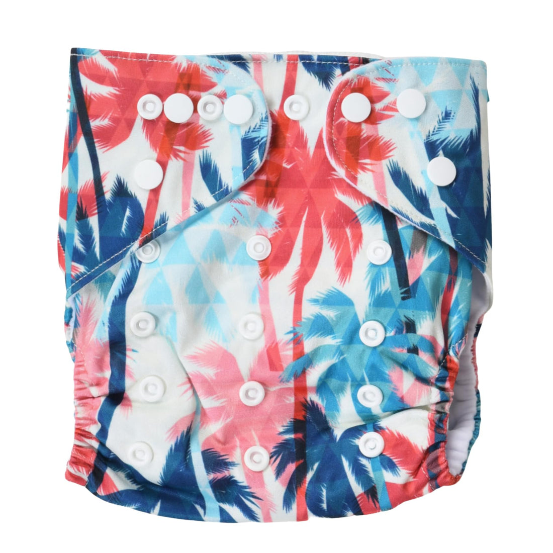 Mix&Max Microfiber Baby Washable Diapers Printed Trees For Unisex-Multicolor