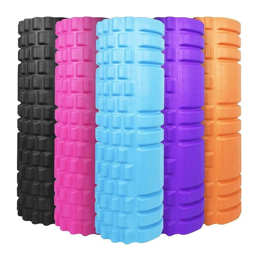 SportQ Ultimate Recovery Fitness Foam Roller, Deep Tissue Massage Roller and Muscle Massage, Yoga and Pilates for Muscle Relaxation, Balance, Physical Therapy, Pain Relief (Light Pink Soft Deep, 45CM)