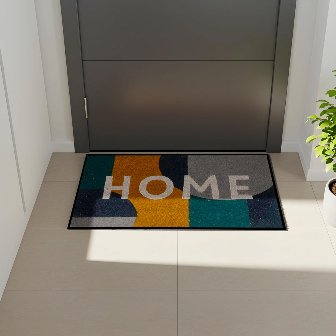 Bosat Premium Door Mat | Non Slip | Material | Durable, Stylish - Perfect for Indoor, Outdoor Bath Room, Hallway, Living Room, 45 x 80 CM. M9