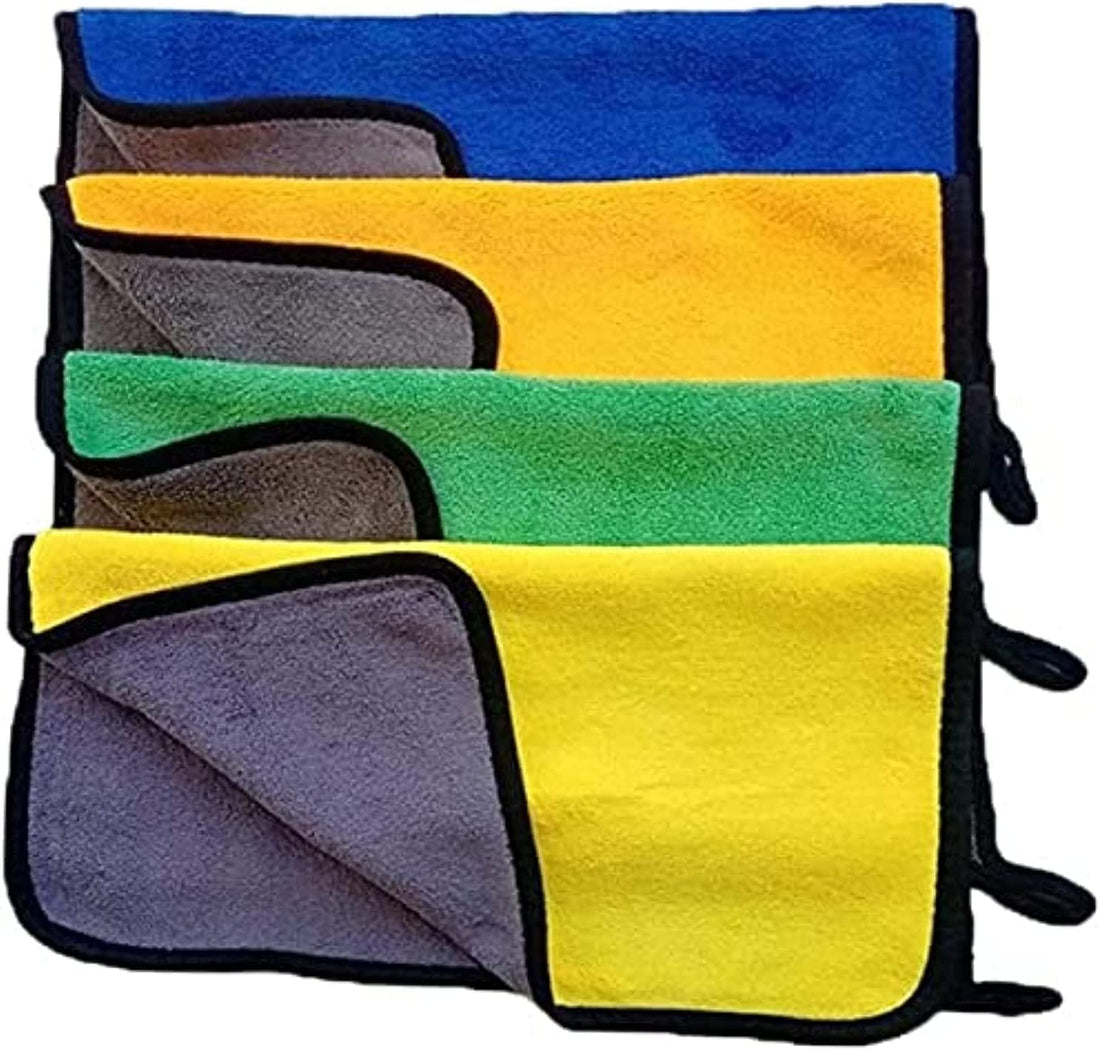 Generic Micro fiber towel - 4 pieces, 35cmx40cm