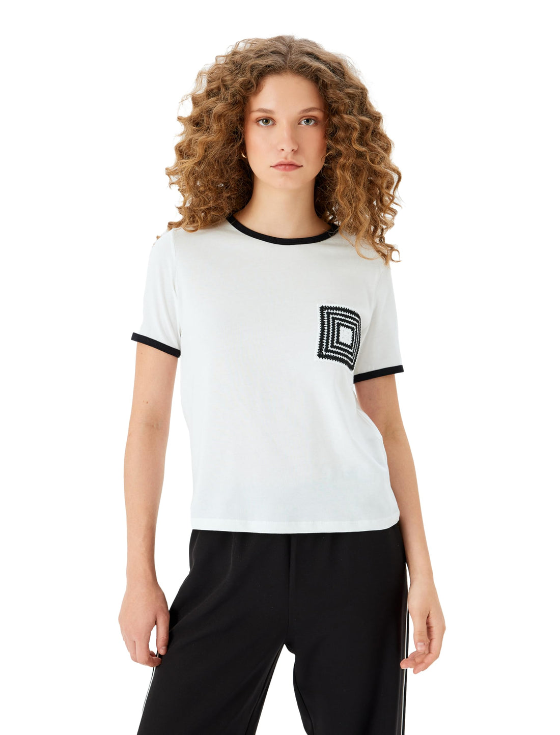 KOTON Womens Short Sleeve T-Shirt Modern (pack of 1)