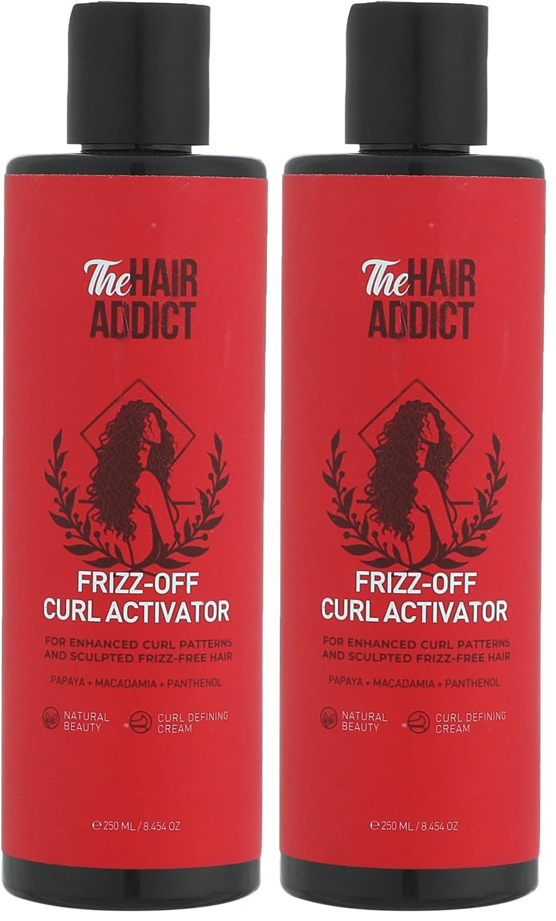 The Hair Addict Frizz Off Curl Activator 250Ml (Pack of 2)