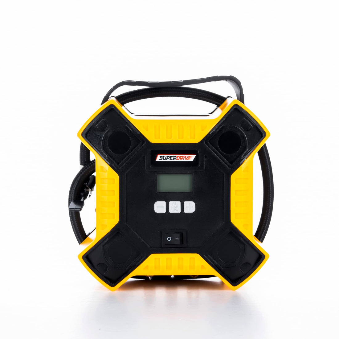 Superdrive, Air Compressor, Portable Tire Inflator,12V, 160psi,with LED Light,1 Cylinder