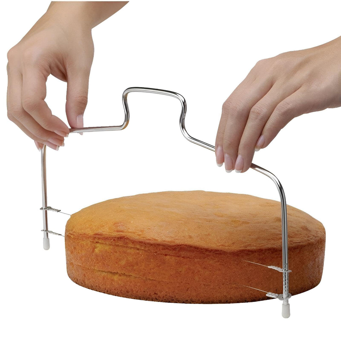 Multi-Purpose Kitchen Tool - Versatile Stainless Steel Cake Slicer Designed for Perfectly Even Cake Slices Every Time