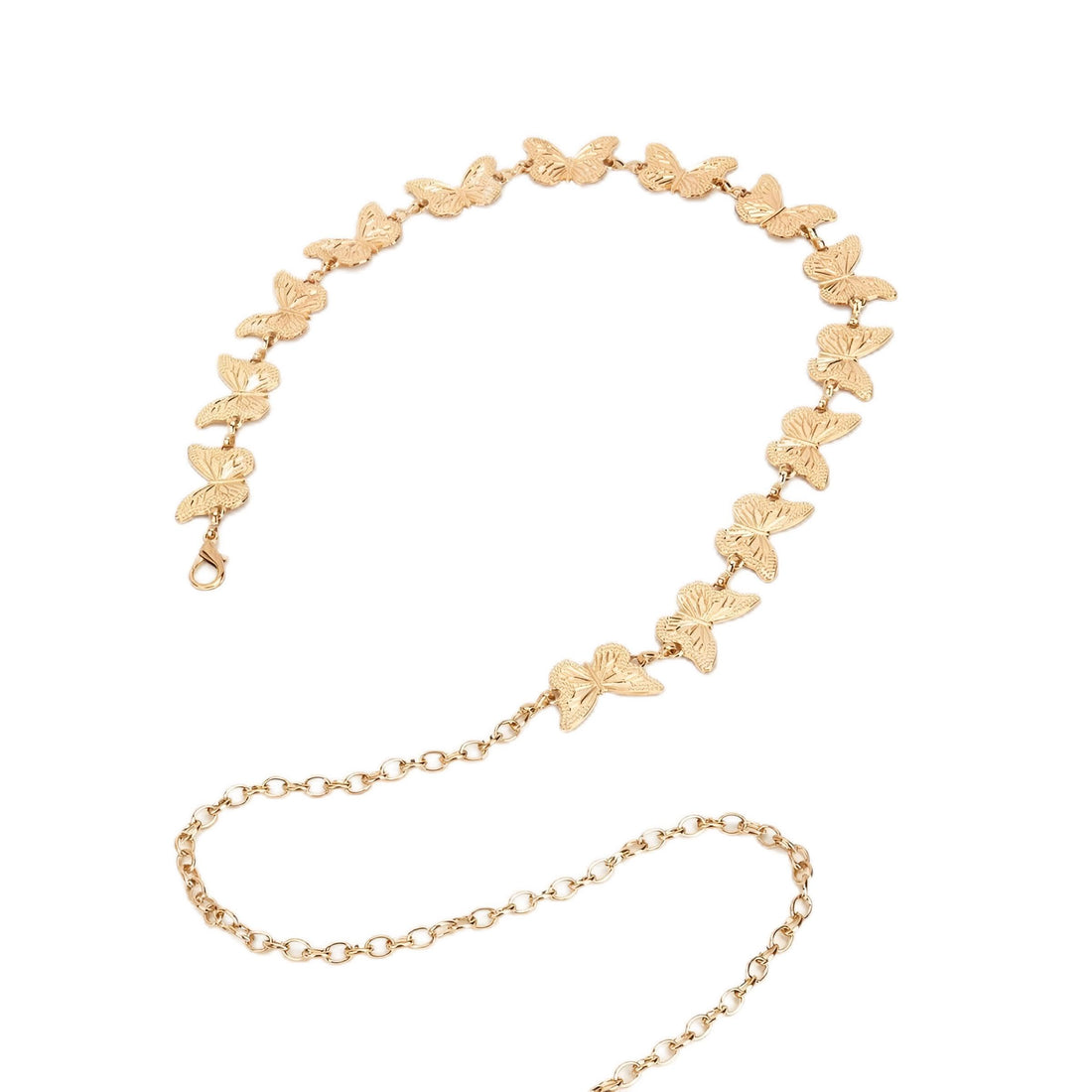 Chic Accessory - Stunning adjustable waist chain adorned with a butterfly motif, designed to complement your outfits for weddings, parties, or casual events, making a bold fashion statement.