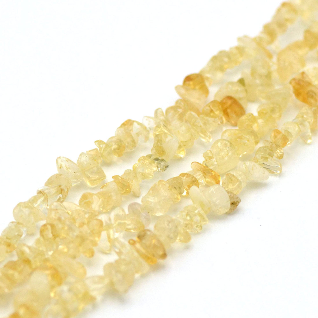 Miracles Minéraux 80 cm Strand of Beads | +/-250 Beads 8-5 mm | Natural Stone "Baroque Chips Loose Beads Ideal for All Artisan Jewellery Creations, Large, Stone Pearl Wire length: approx. 80 cm