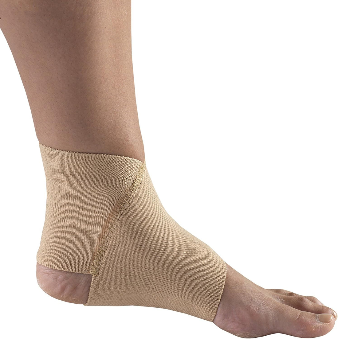 Medical Ankle Support, Light Elastic Compression Support, for Muscle and Joint Recovery, Beige (XXXL)