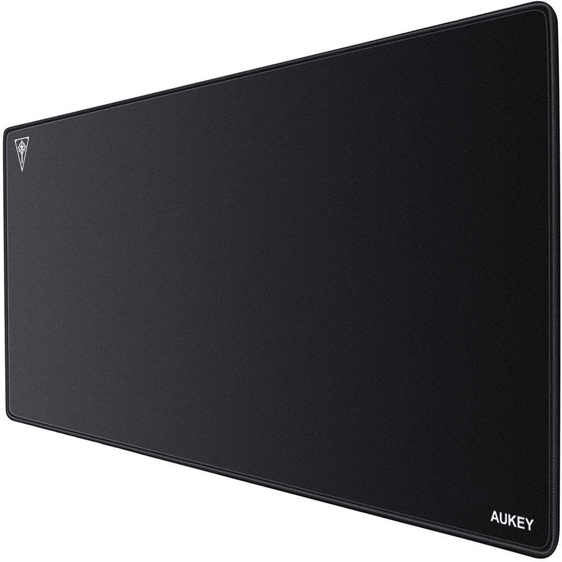 AUKEY Gaming Mouse Pad Large XXL (900 X 400 X 3 MM) Thick Extended Mouse Mat Non-Slip Spill-Resistant Desk Pad with Special-Textured Surface, Anti-Fray Stitched Edges for Keyboard, PC - Black