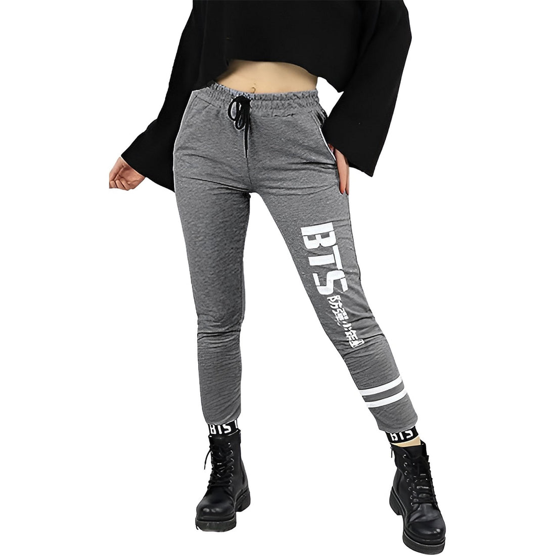 MIZAYA Women's High Waist Sweatpants - Milton Cotton Pill-resistant and Shrink Resistant Sport Daily Wear