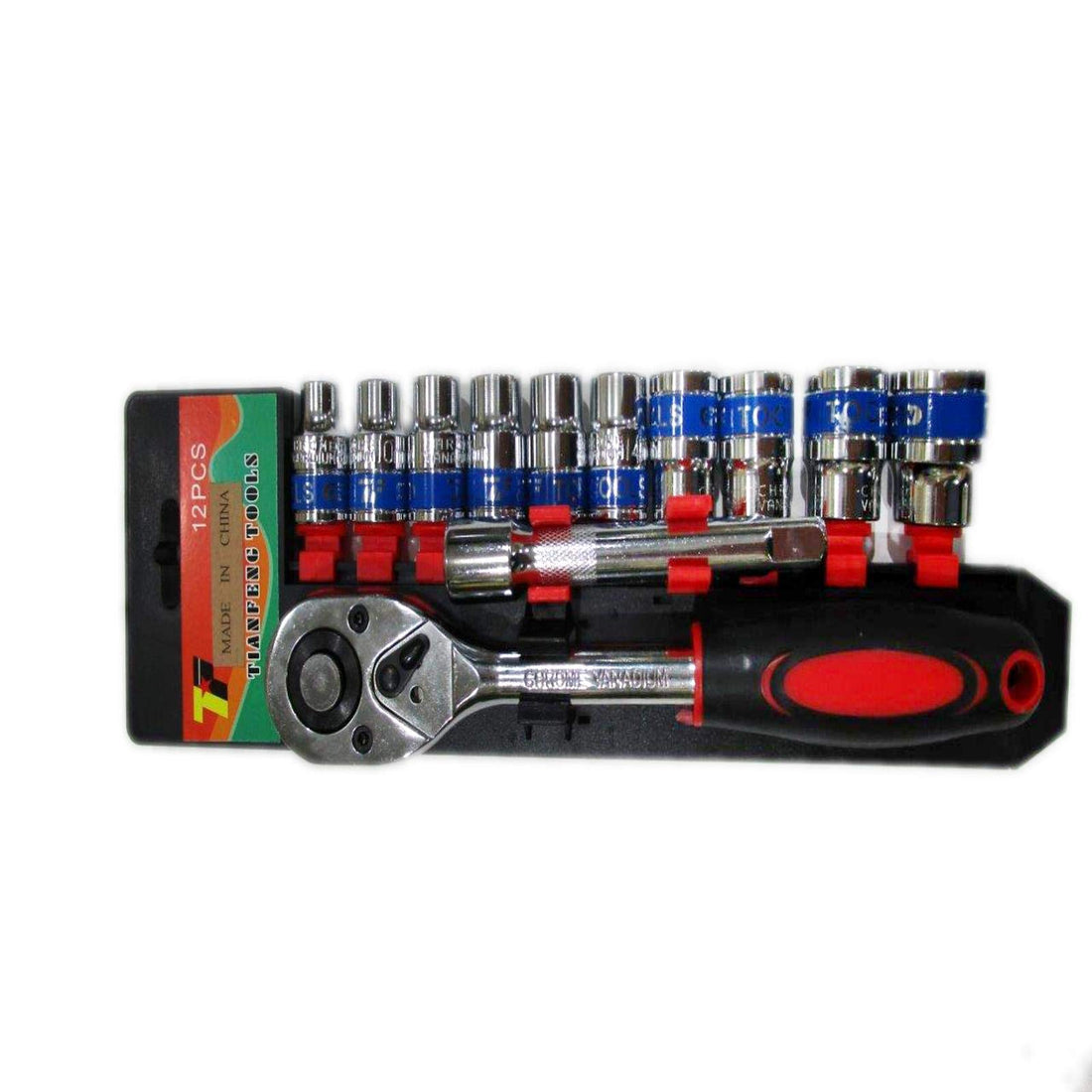 Key Wrench Set with Automatic Hand and Connection 1.2 - 12 pieces
