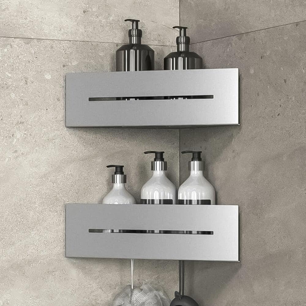 Banox 2 Tiers Stainless Steel Corner, Chrome