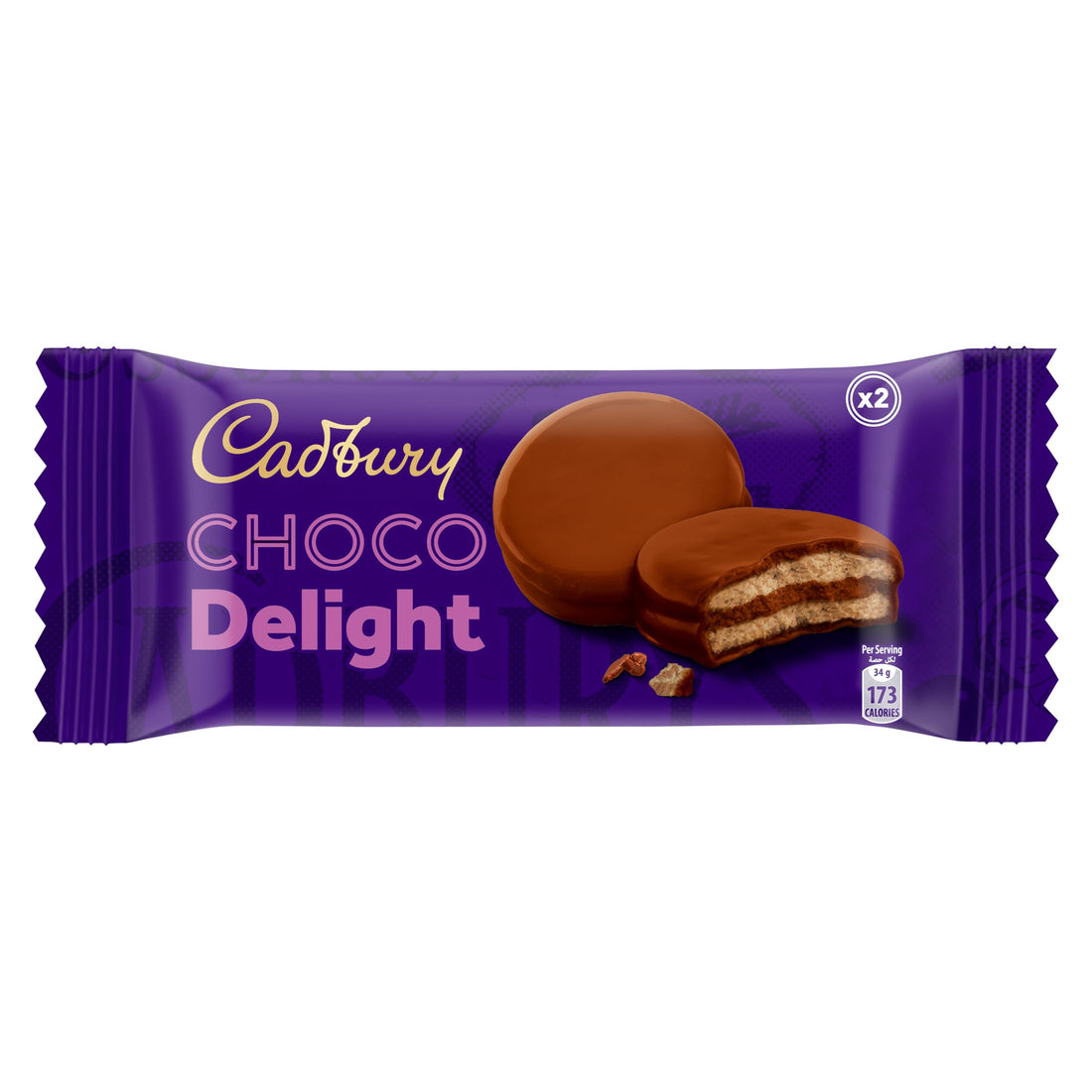 Cadbury Double Chocolate Delight Biscuits - 2 Pcs (34g)