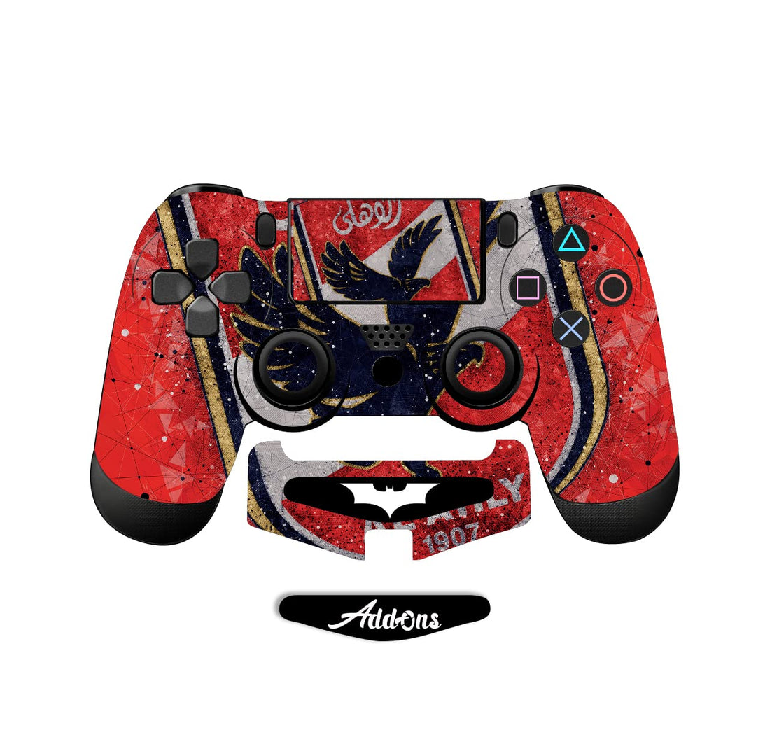 Add-Ons PS4 Al Ahly SC #4 Skin Compatible With Playstation 4 Controller