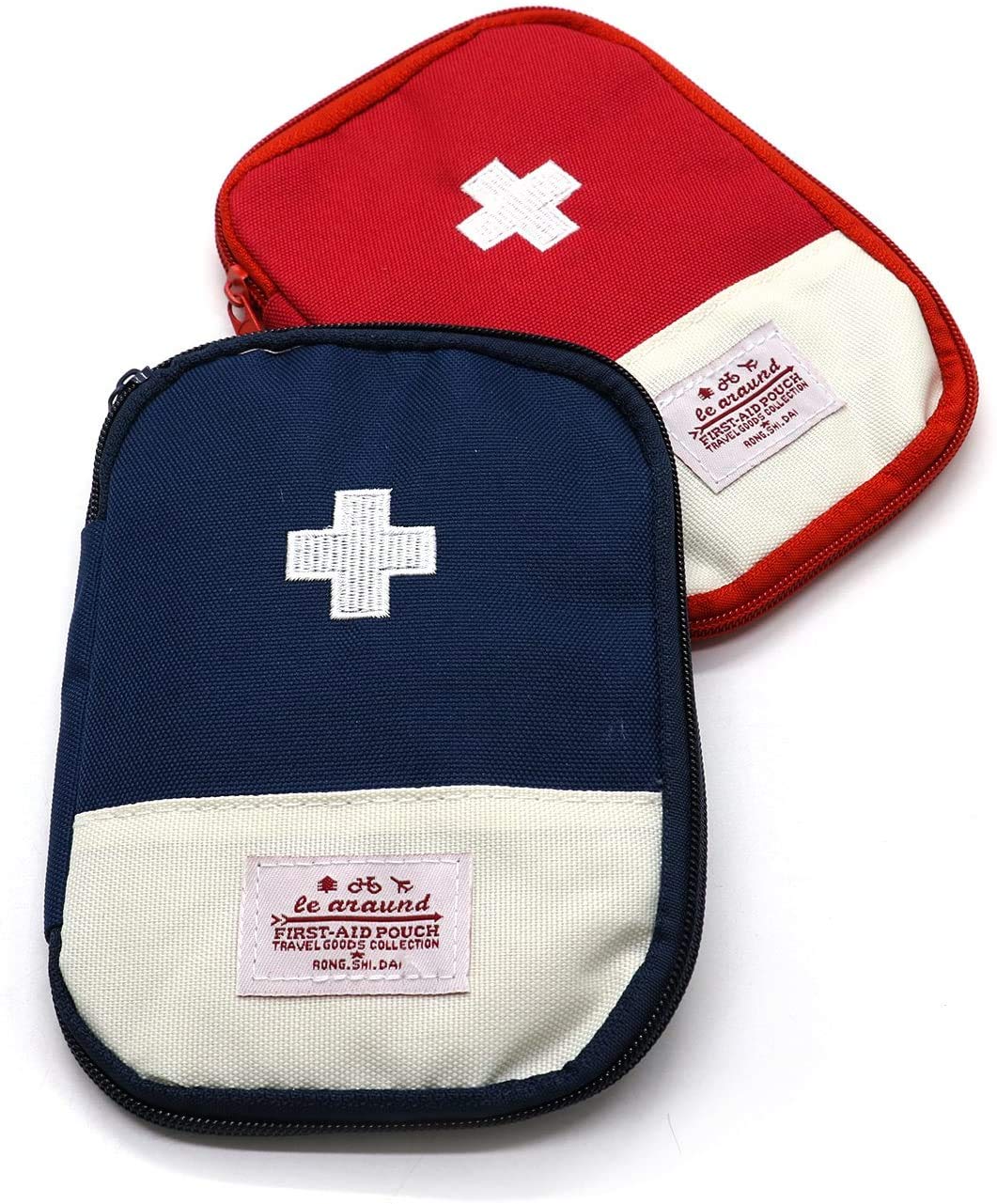 Mini First Aid Bag - First Aid Kit Bag Empty for Home Outdoor Travel Camping Hiking, Mini Empty Medical Storage Bag Portable Pouch