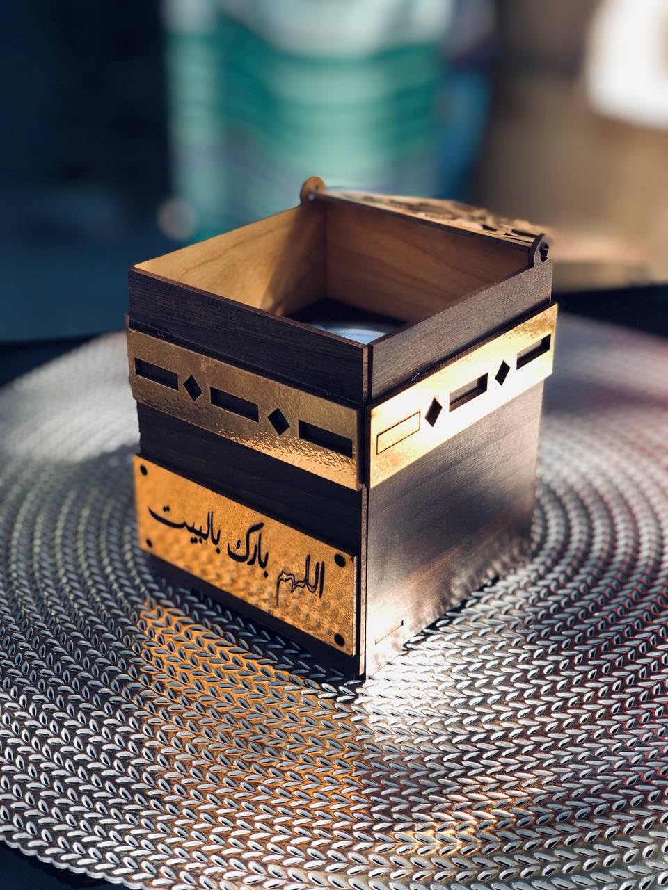 Generic Wooden Kaaba Zamzam Luxury Incense Burner