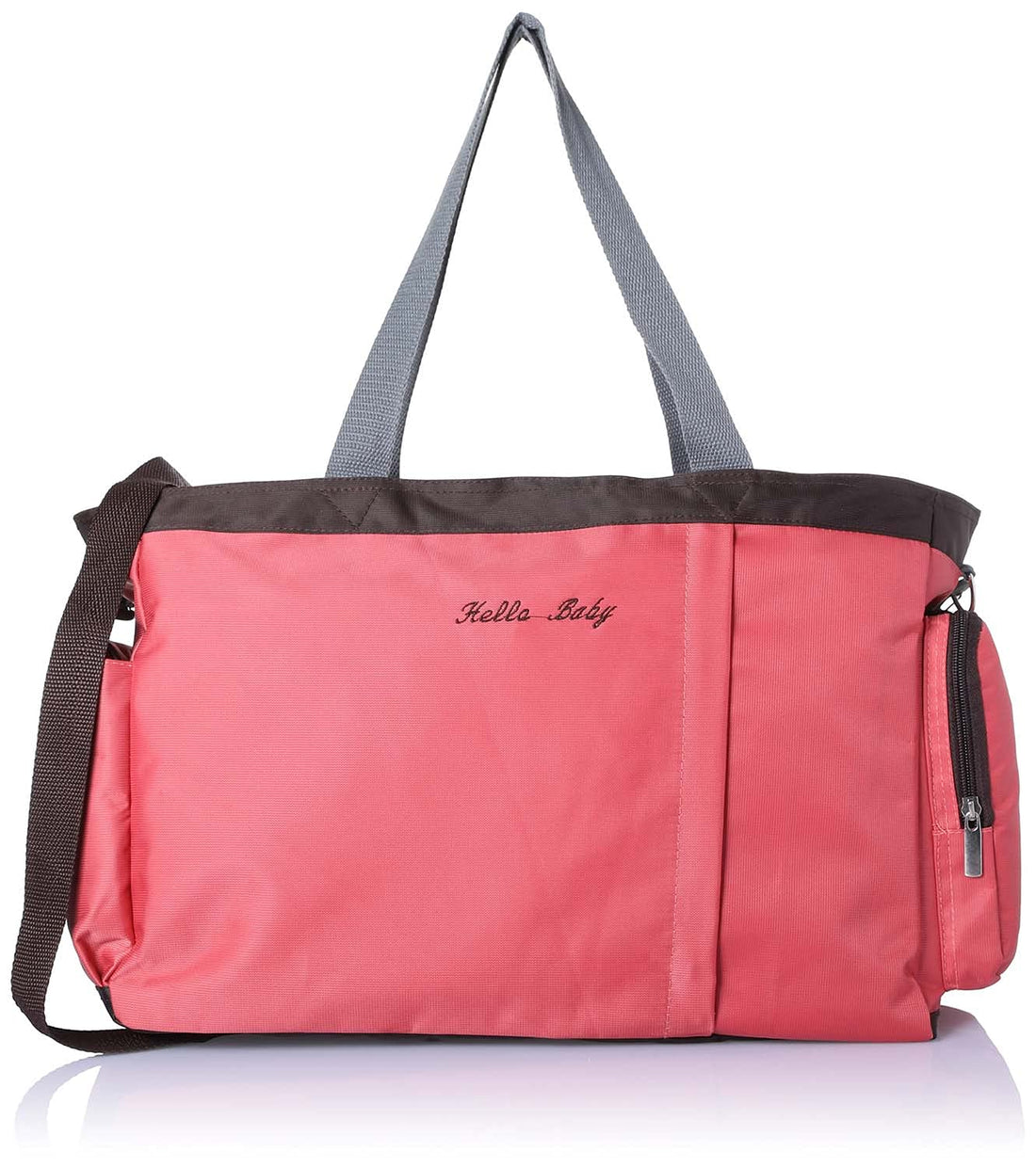 Hello Baby Diaper Bag, Coral