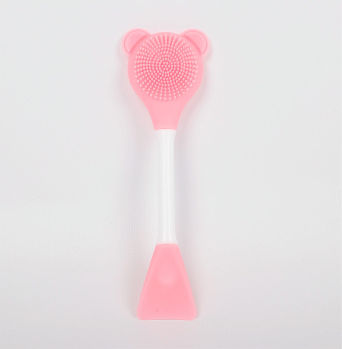 Generic Silicone Face Mask Brush, Facial Mask Applicator, Makeup Remover Scrubber, Lips Face Cleansing Exfoliating Brush And Body Butter Applicator - Light Pink
