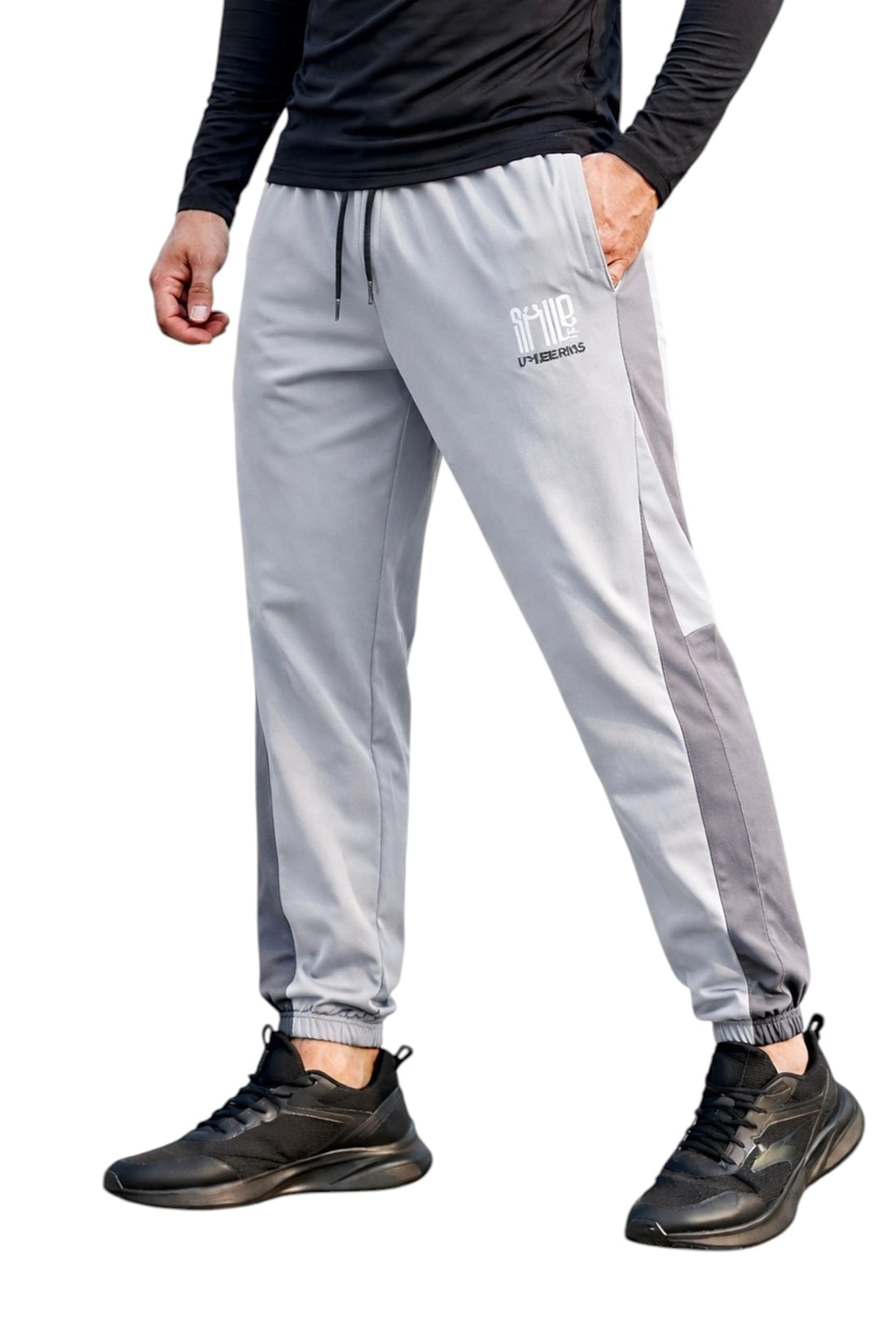 MIZA Men's Sports Shorts - SMILE Printed Soft Casual Pants Imported Side Pockets and Back Pockets Bottom Leg Drawstring Waist Pants - Youth and Men Pants