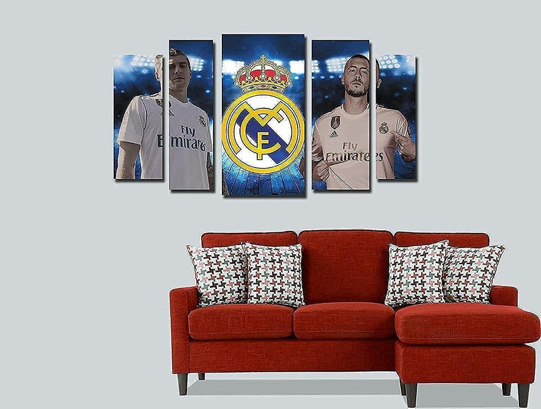 Real Madrid Home Tableau 5 Pieces Printed