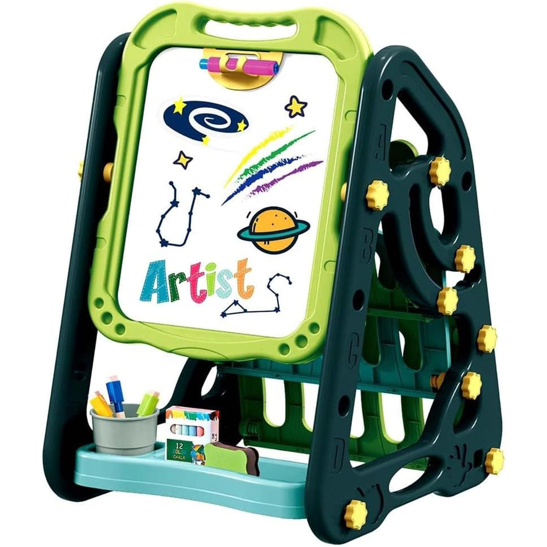 Artist Double-Sided Drawing Board for Kids – with Drawing Tools