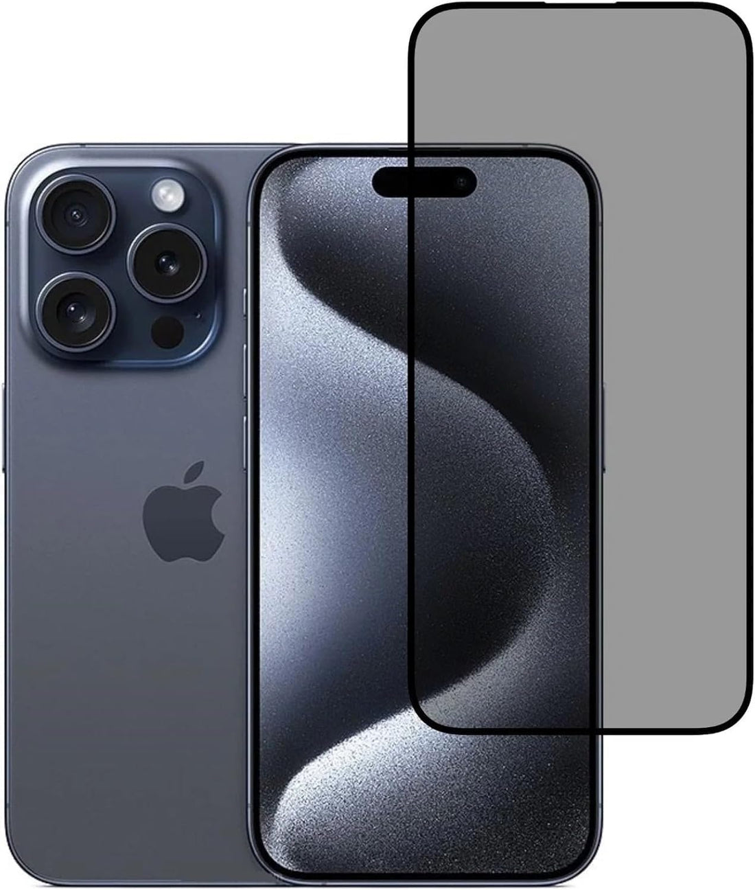 Anti Spy Privacy Screen Protector Compatible with iPhone 14 Pro Max/15 Plus/16 Plus, Tempered Glass Screen Protector, Anti-Scratch, Bubble Resistant, Anti-Spy, Easy Installation (iPhone 14 Pro Max)
