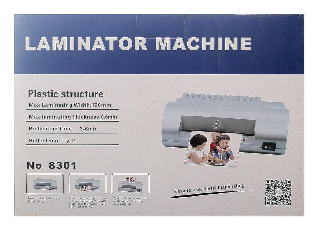 Upright 8301 Laminator Machine A6 - Silver