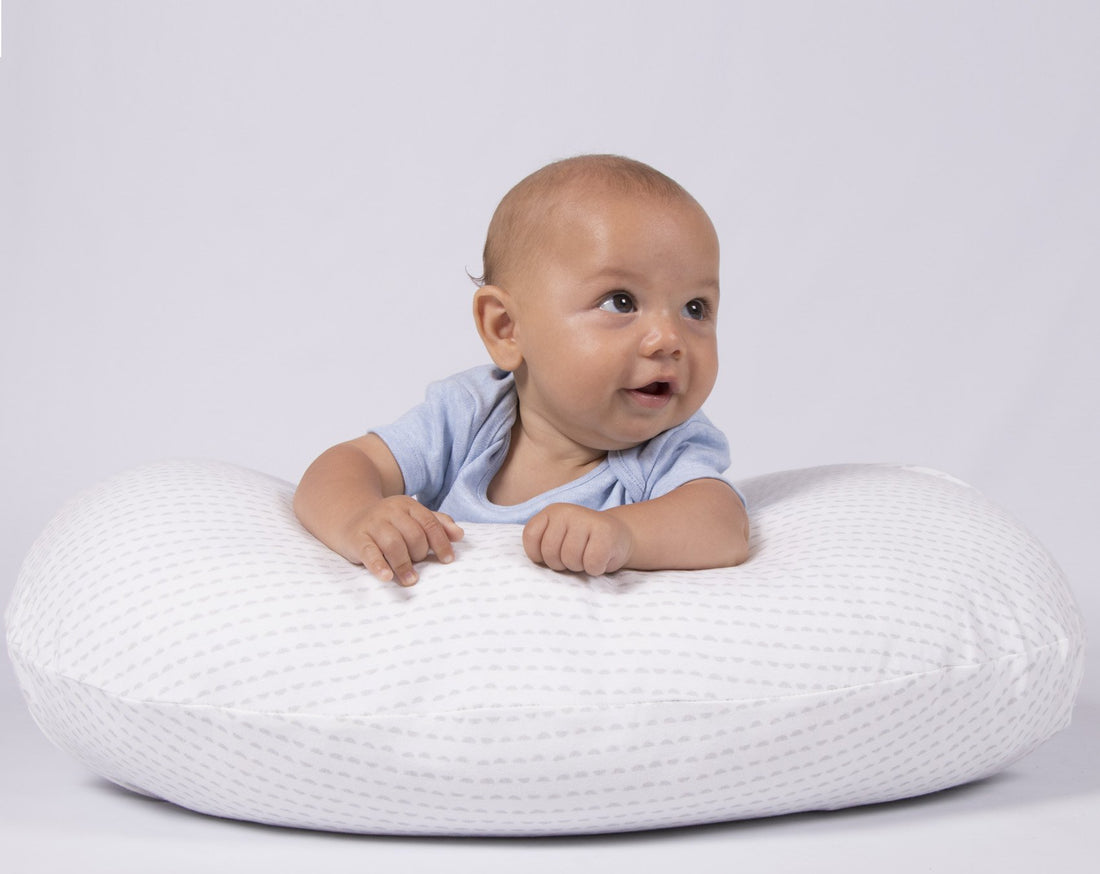 Moro Moro 3 'Breastfeeding Pillow' 5-In-1 Multi-Function Nursing And Pregnancy Pillow - Cotton Maternity Cushion - Scallop