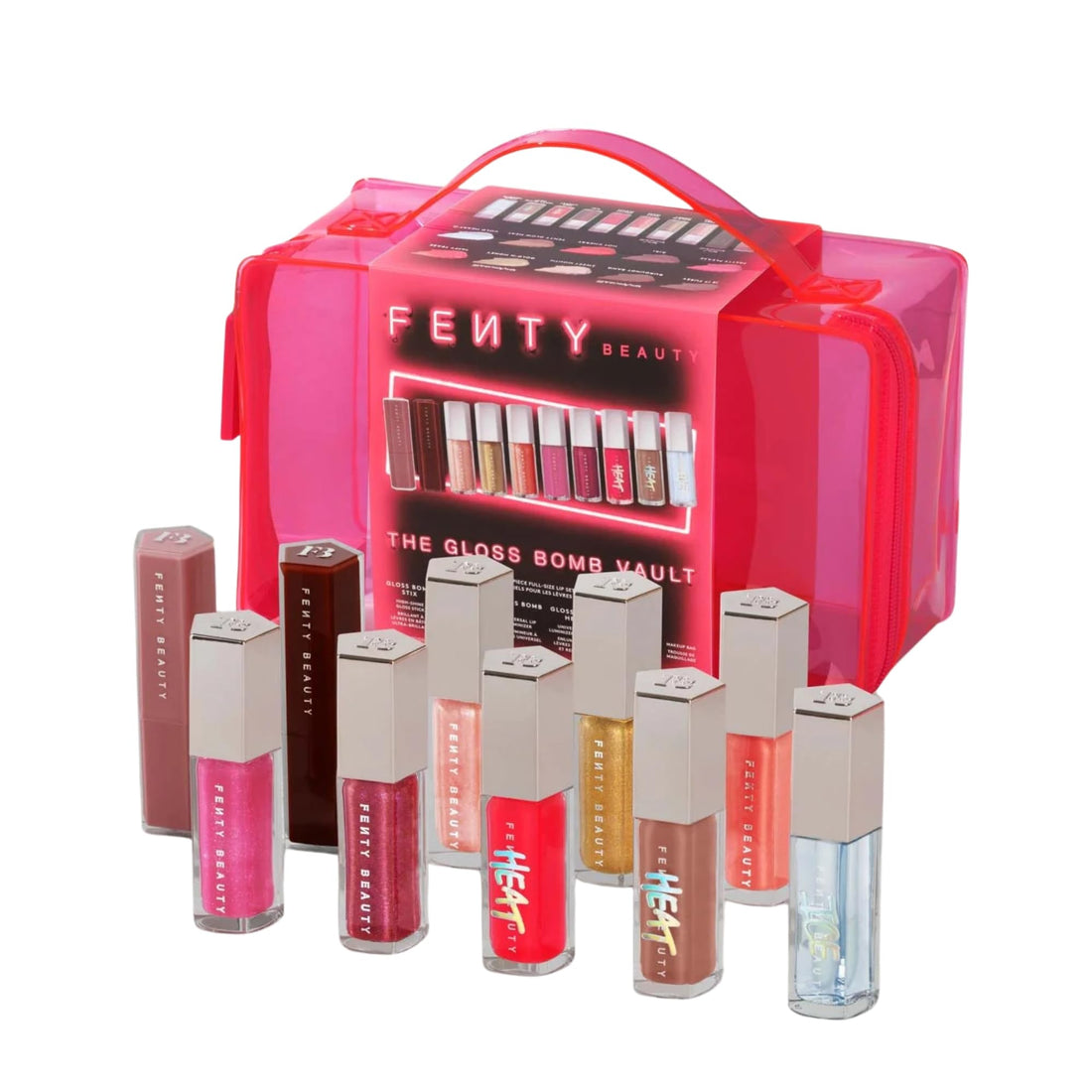 Fenty Beauty Gloss Bomb Vault 2025 10 Piece Full Size Lip Set
