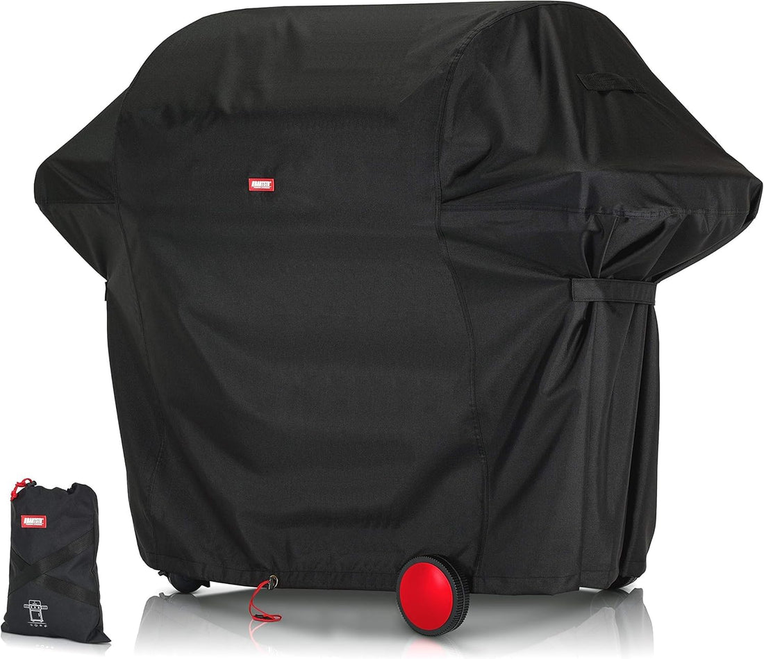 BARTSTR Weatherproof Grill Cover 155 x 65 x 115 cm, 600D Oxford Grill Cover for Gas Grill, Cover for Genesis, Spirit Series & Boston, Monroe, Chicago Series