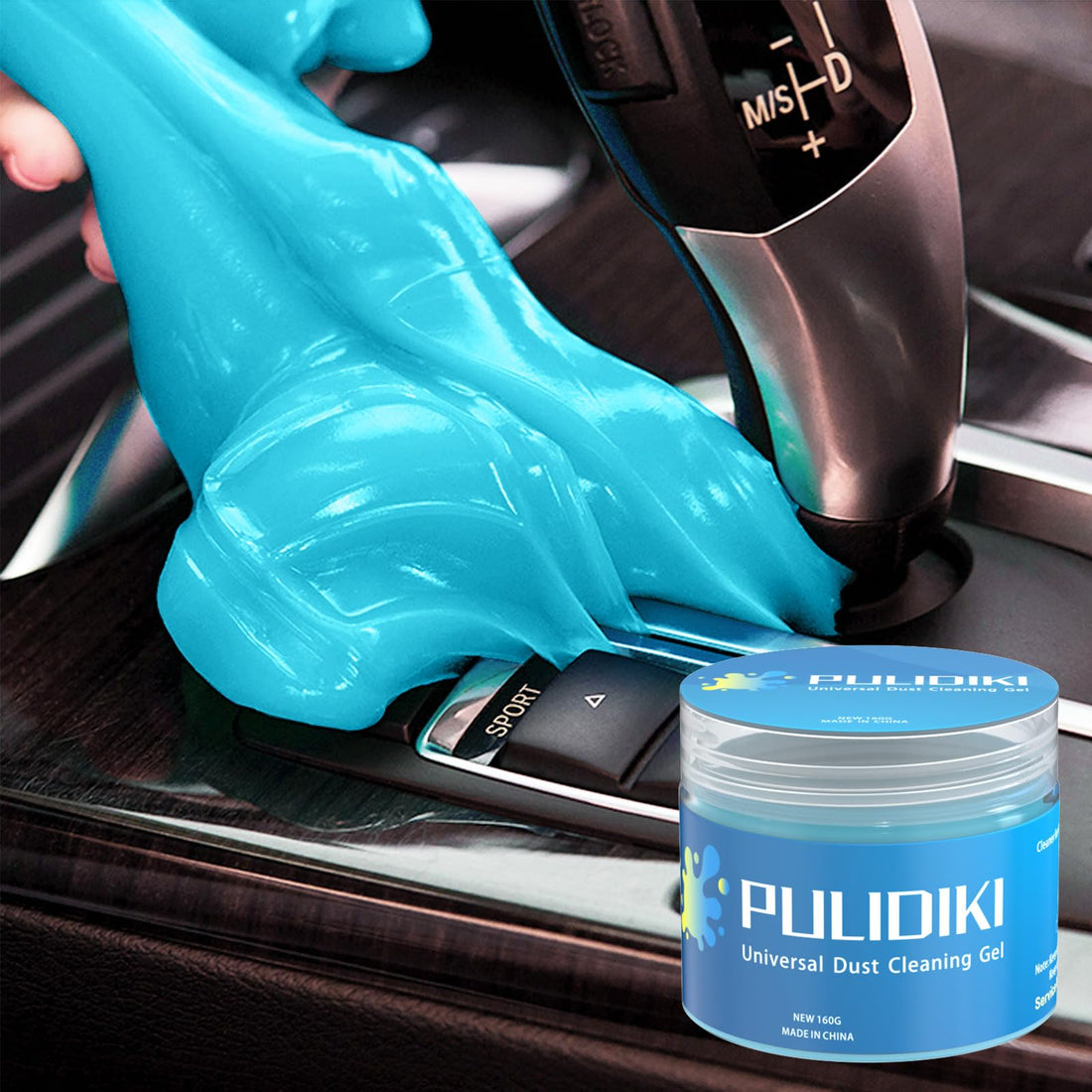 Cleaning gel for car, car cleaning kit universal detailing automotive dust car crevice cleaner auto air vent interior detail removal putty cleaning keyboard cleaner for car vents, pc, laptops, cameras